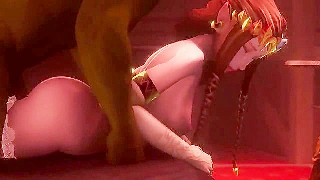 Horny babe Zelda Ganon gets penetrated hard