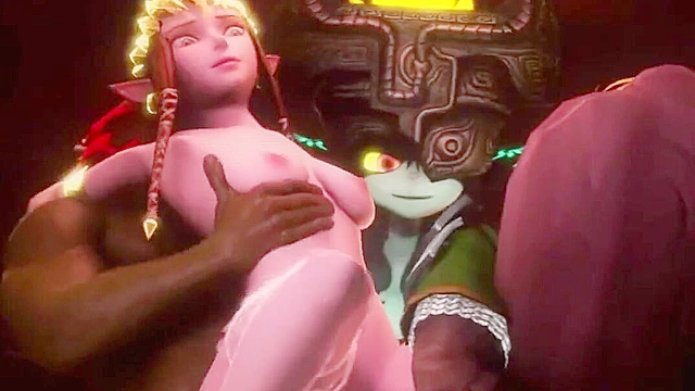 Horny babe Zelda Ganon gets penetrated hard