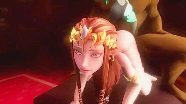 Horny babe Zelda Ganon gets penetrated hard