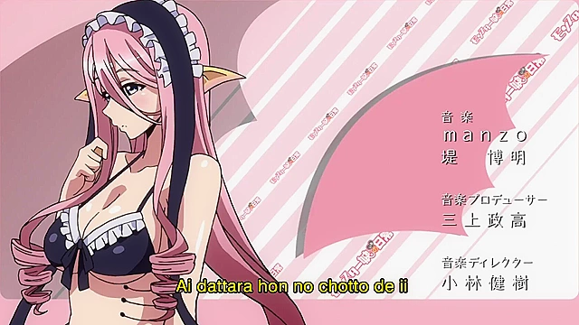 Monster Musume OVA 2 - Ecchi - Busty monster girls try on cute bras