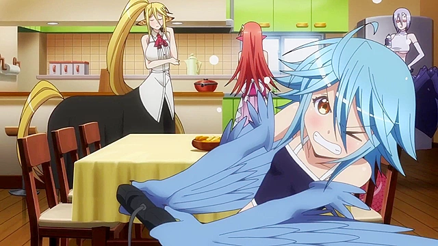 Monster Musume OVA 2 - Ecchi - Busty monster girls try on cute bras