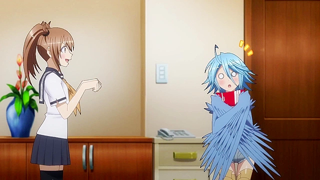 Monster Musume OVA 2 - Ecchi - Busty monster girls try on cute bras