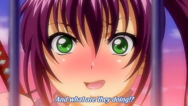 Slutty anime redhead fucks in her new swimsuit in the hospital