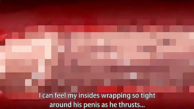 Muttsuri Do Sukebe - Teen anime schoolgirl with huge tits gives a deepthroat blowjob