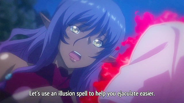 Forest of Lewd Elves 4 - Huge titty elves beg for human cock in forest orgy