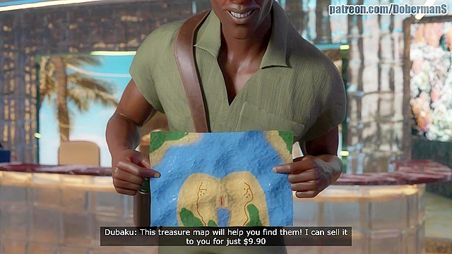 3D Cheating Porn - Little married blonde's mouth vs. huge black cock