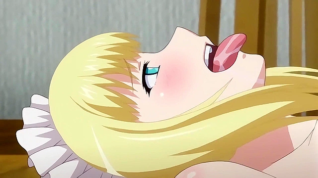 Married in the Boonies 4 - Busty blonde russian wife in hentai maid outfit cheats on husband