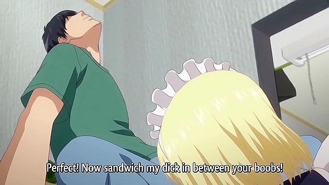 Married in the Boonies 4 - Busty blonde russian wife in hentai maid outfit cheats on husband