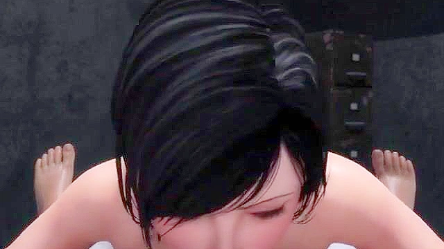 Tifa from final fantasy takes a black dick deep while her tits flop