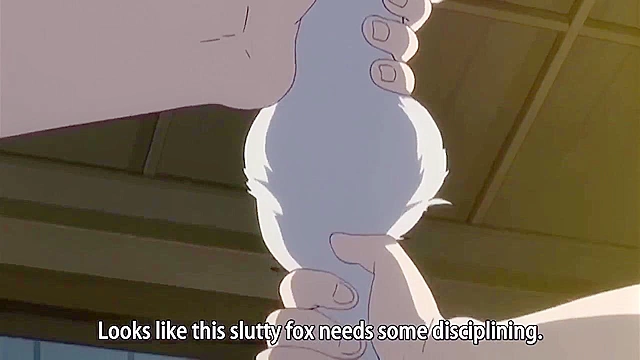 Forgotten Phantom Fox - Anime fox girl slams her wet cunt down on old cock