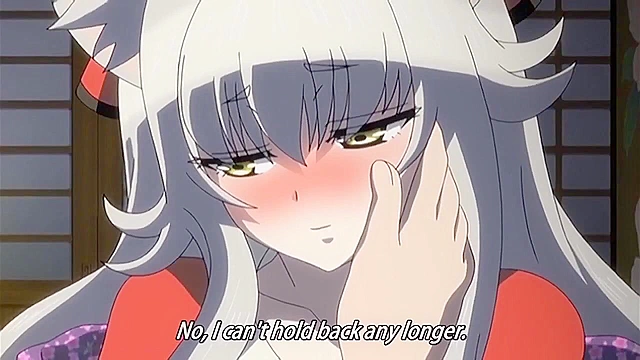 Forgotten Phantom Fox - Anime fox girl slams her wet cunt down on old cock