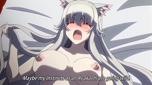 Forgotten Phantom Fox - Anime fox girl slams her wet cunt down on old cock