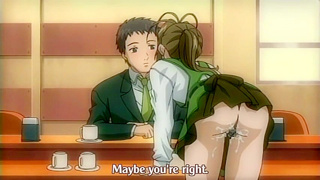 Petite anime girl loves to fuck in public in the dressing room