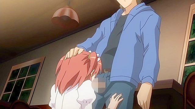 Cafe Junkie 2 - Virgin hentai teen gives footjob and fuck to tied up guy