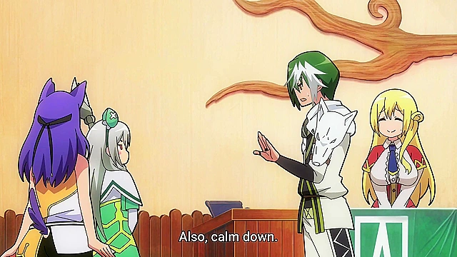 Immoral Guild (uncensored ecchi) 1 - Workaholic rescues busty catgirl from slime