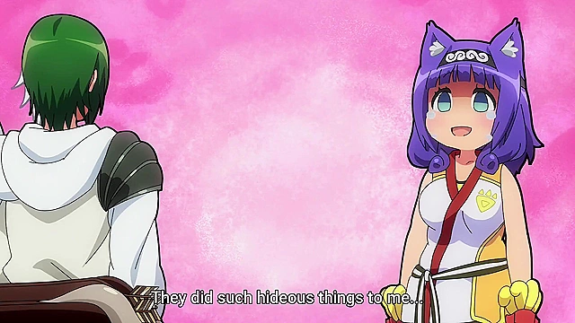 Immoral Guild (uncensored ecchi) 1 - Workaholic rescues busty catgirl from slime