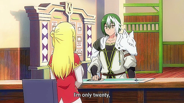 Immoral Guild (uncensored ecchi) 1 - Workaholic rescues busty catgirl from slime