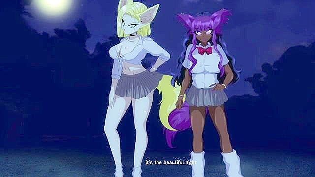 Cat girl hookers will give you a BJ reward for petting them