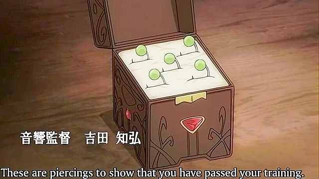 Hentai redhead has pierced nipples that love to be played with