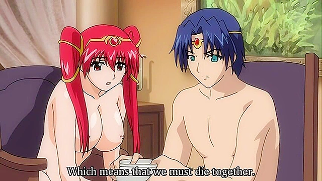 Hentai redhead has pierced nipples that love to be played with