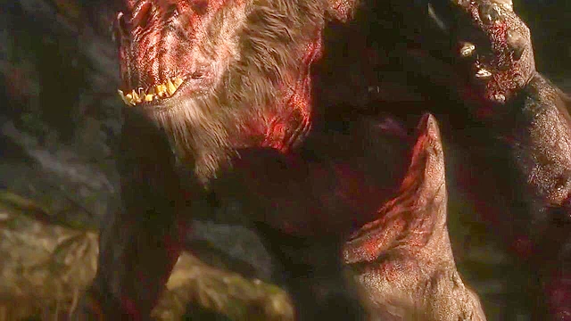 Red Elf Teases Beast with Footjob, Then Spreads Pussy for Massive Cock Action