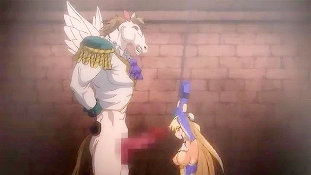 Brain Jacker 1 - Horse alien fucks a busty blonde princess with his huge horse cock