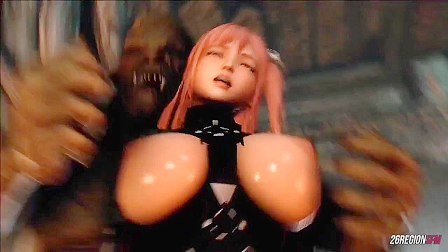 Full Moon 2 (extended) - Mila and Honoka fucked by big monster cocks