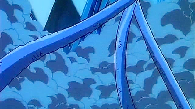 Alien invaders probe horny slut with dirty tentacles