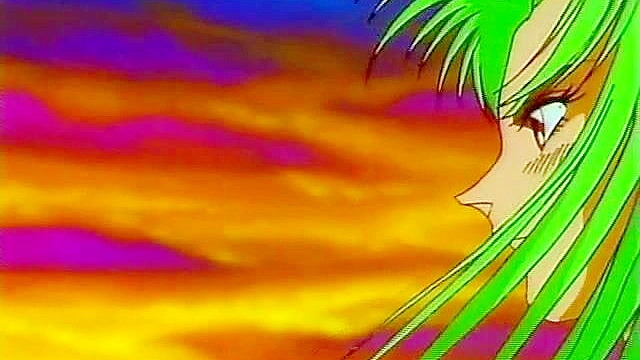 Alien invaders probe horny slut with dirty tentacles