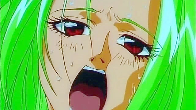 Alien invaders probe horny slut with dirty tentacles