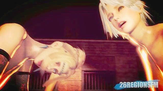 Demonic Pleasure 1 - Big dicked beast alien destroys cute slave girl's pussy with hard thrusting