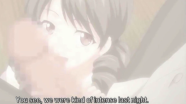 Little Landlady 1 - Petite landlady collects rent and an anime big cock cumshot in her pussy