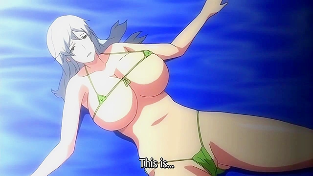 Demon lord fucks his busty elf maid and gives them his demonic seed