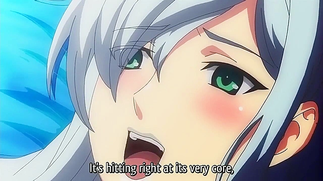 Demon lord fucks his busty elf maid and gives them his demonic seed