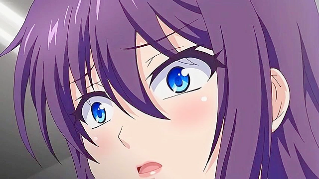 Bitch Teacher 4 ep4 - Busty anime teacher gives a handjob in the back of classroom