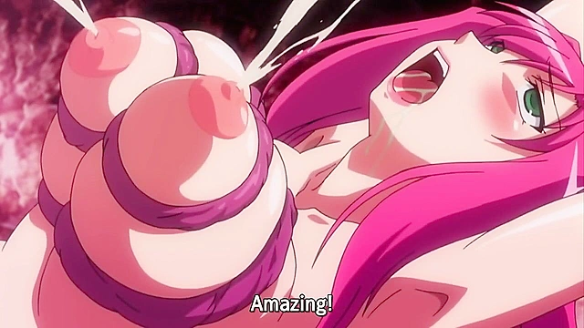 Inyouchuu Etsu Bonus - Big dick tentacle demon fucks two screaming hentai girls at same time