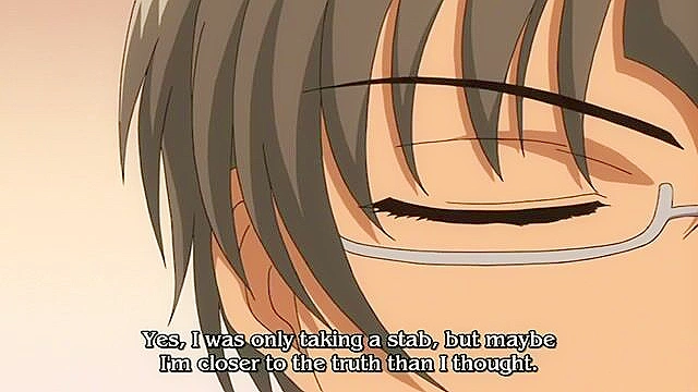 House of Five Lusts 2 - Busty hentai sister is tied up, blindfolded and pisses outdoors