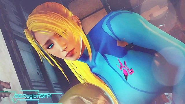 Big dicked scary monsters ram 3D Samus Aran in her dirty asshole