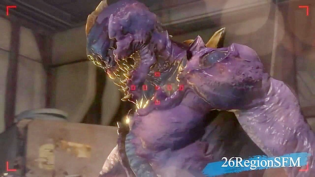 Big dicked scary monsters ram 3D Samus Aran in her dirty asshole