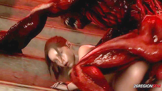 Big dicked scary monsters ram 3D Samus Aran in her dirty asshole