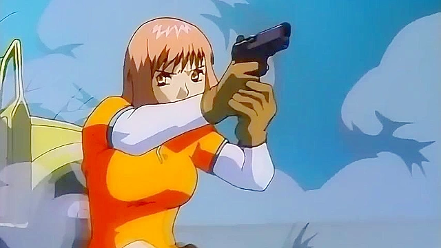 Mezzo Forte 2 - Short haired hentai girl gets her pussy and asshole double penetrated