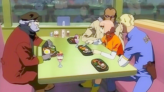 Mezzo Forte 2 - Short haired hentai girl gets her pussy and asshole double penetrated