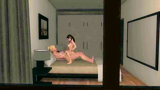 You Are Mine - Big dicked blonde futa fucks petite girl in tight pussy