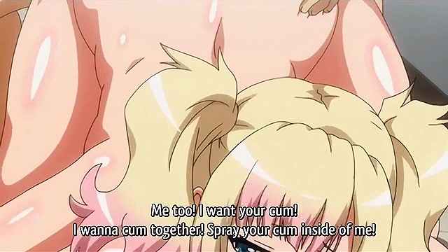 Busty hentai schoolgirl slut will suck anyone's dick for a sandwich