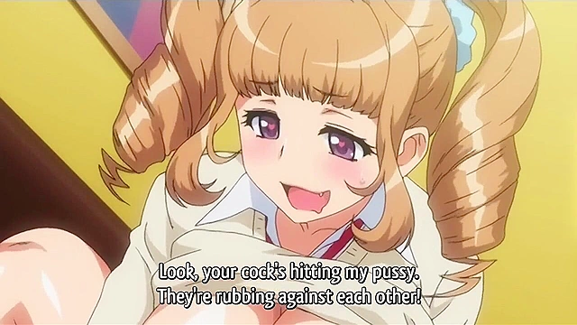 Busty hentai schoolgirl slut will suck anyone's dick for a sandwich