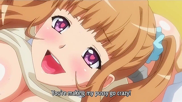 Busty hentai schoolgirl slut will suck anyone's dick for a sandwich