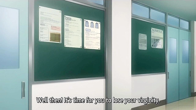 Busty hentai schoolgirl slut will suck anyone's dick for a sandwich