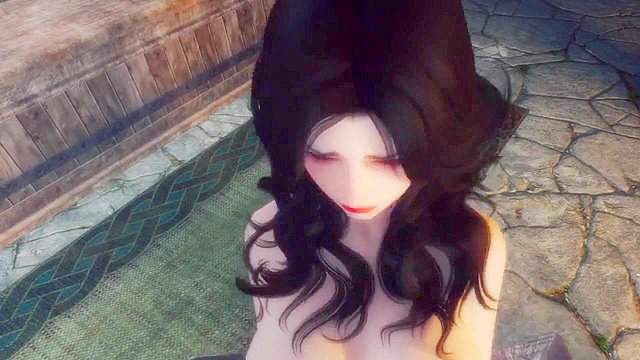 The Trolls Descend - Hot blonde from Skyrim gets her holes ripped open by monster cock