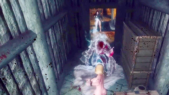 The Trolls Descend - Hot blonde from Skyrim gets her holes ripped open by monster cock