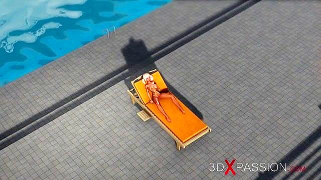 Tattooed 3d schoolgirl dreams to have sex with a black man on island